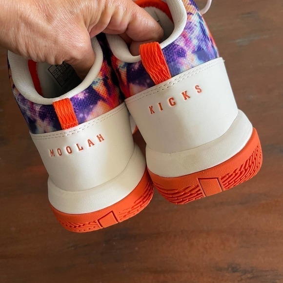 NWT MOOLAH PHANTOM 1 Kicks Women's Basketball Shoes Galaxy Orange SIZE 12 - Picture 8 of 11